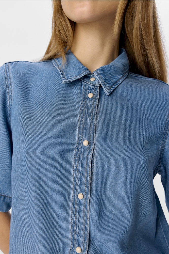 OBJFRAME 2/4 RE DENIM DRESS NOOS 23045685 LIGHT BLUE DENIM